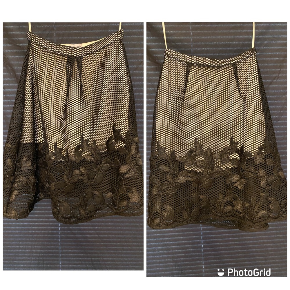 Black and white skirt